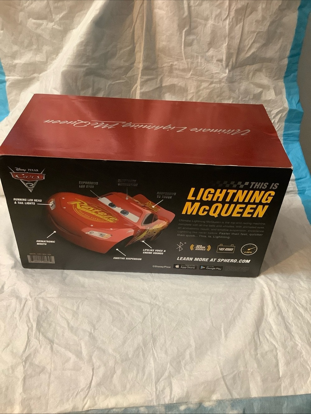 Sphero Ultimate Lighting McQueen Disney Pixar Cars 3 In Original Box - Picture 5 of 16